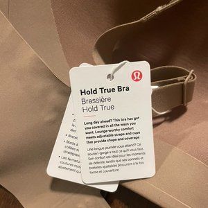 Lululemon Hold True Bra 32D Beige